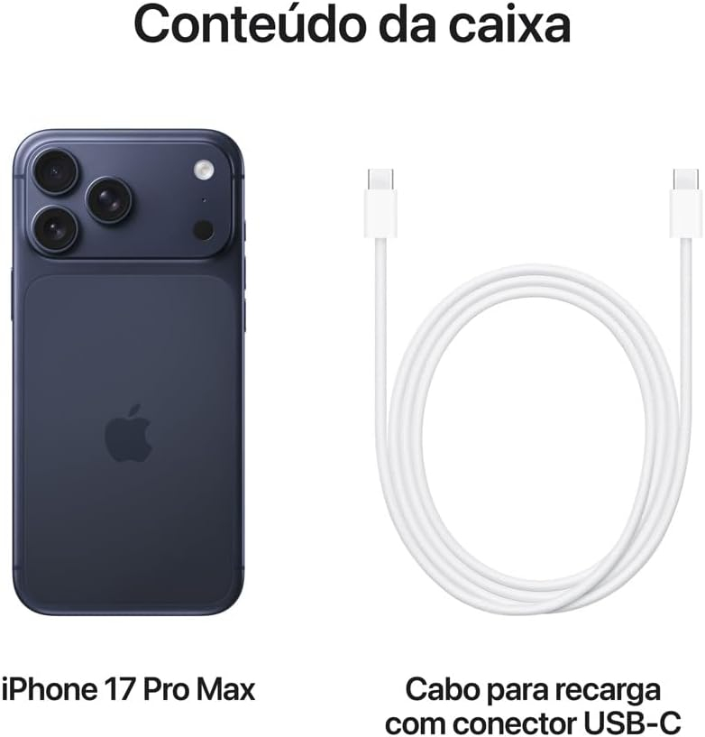 Apple iPhone 17 Pro Max (256 GB) - Azul intenso - Imagem 6