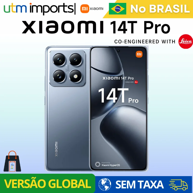 Xiaomi 14T PRO, Mi 14T PRO, Global Version, Smartphone, AMOLED, Leica, Local Stock - Imagem 3