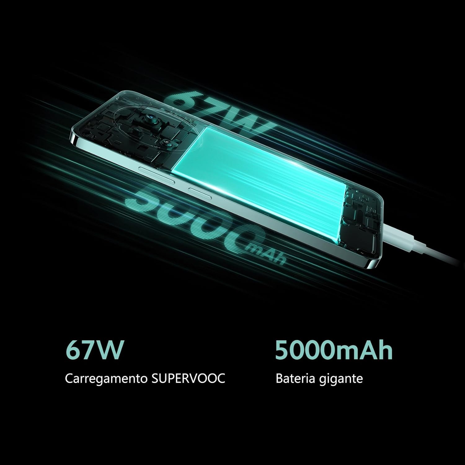 Smartphone Realme 12+ 5G 12 GB de RAM/512 GB, /Tela 6.67"/120Hz Ultra-smooth, NFC 360° - Pioneer Green - Imagem 8