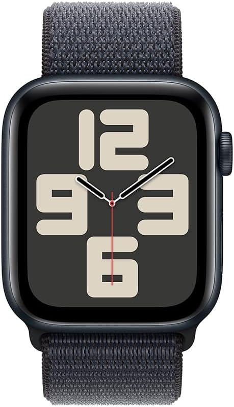 Apple Watch SE GPS • Caixa estelar de alumínio – 40 mm • Pulseira esportiva estelar – P/M - Imagem 8