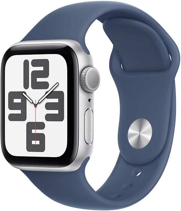 Apple Watch SE GPS • Caixa estelar de alumínio – 40 mm • Pulseira esportiva estelar – P/M - Imagem 12
