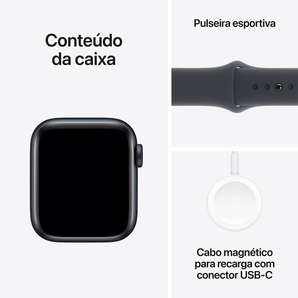 Apple Watch SE GPS • Caixa estelar de alumínio – 40 mm • Pulseira esportiva estelar – P/M - Imagem 31