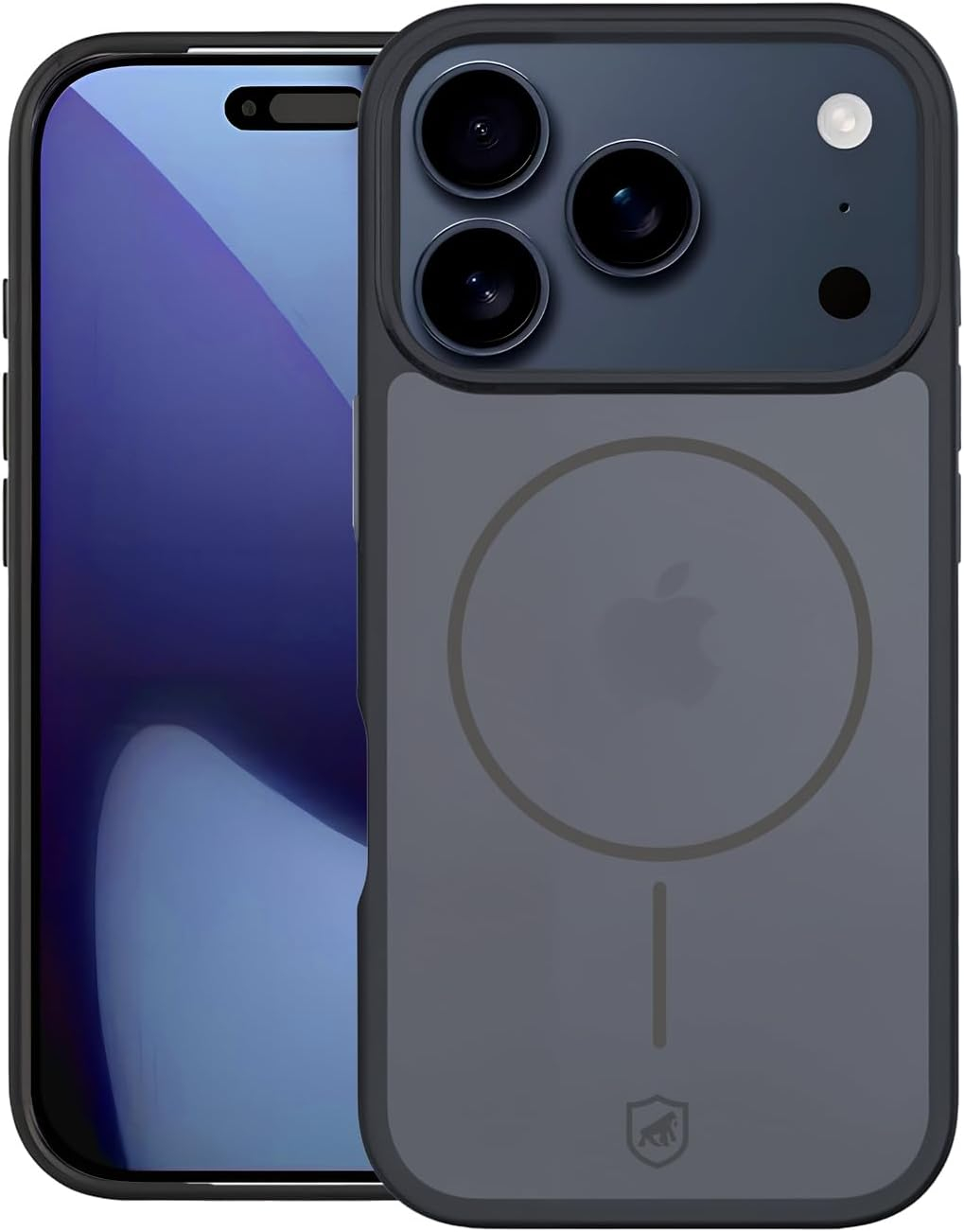 Gshield Capa Case Wave Anti-impacto com Cordão de Pulso Incluso, Lateral Antiderrapante, Compatível com Magsafe (Preto Fumê, iPhone 17 Pro Max)